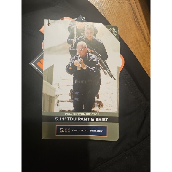 NWT 5.11 Tactical Mens 2XL TDU Adjustable Work Security Pants Black Kneepads - Picture 6 of 10